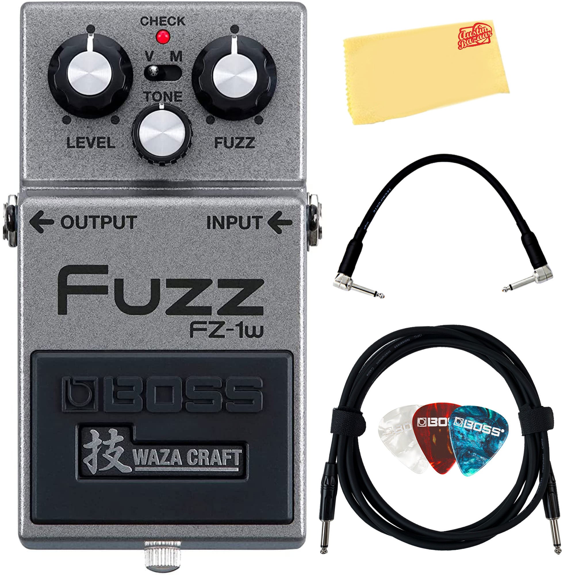 Boss FZ-1W Waza Craft Fuzz w/ Instrument Cable