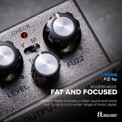 Boss FZ-1W Waza Craft Fuzz w/ Instrument Cable