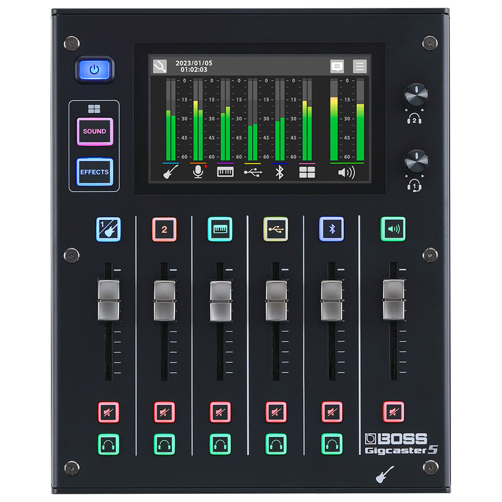 Boss Gigcaster 5 Audio Streaming Mixer w/ Instrument Cable
