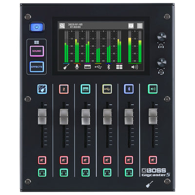 Boss Gigcaster 5 Audio Streaming Mixer w/ Instrument Cable