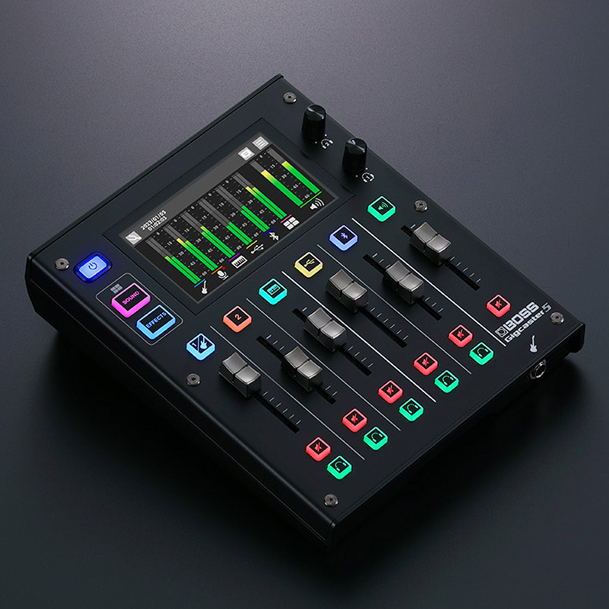 Boss Gigcaster 5 Audio Streaming Mixer w/ Instrument Cable