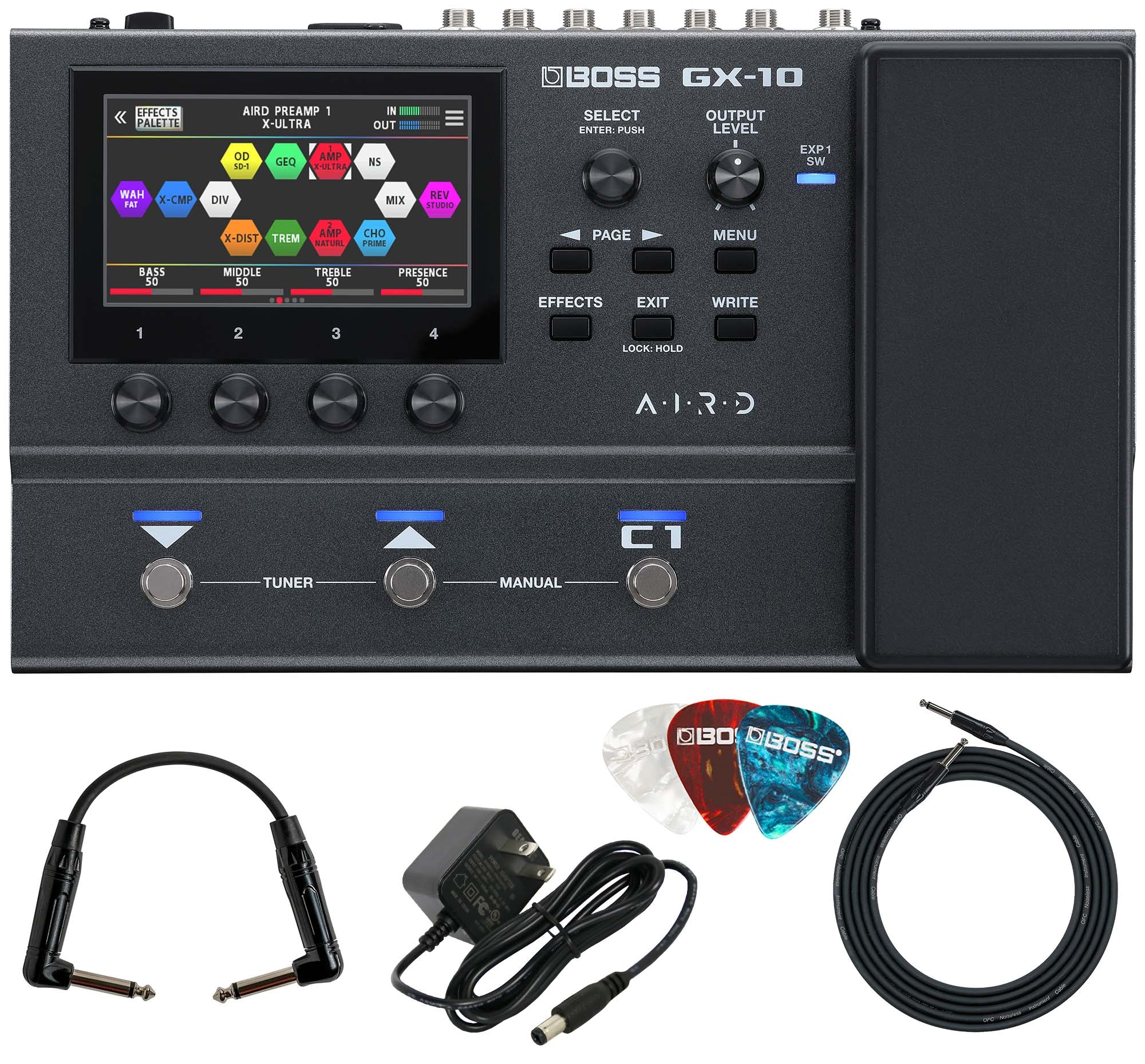 Boss GX-10 Guitar Effects Processor w/ Power Supply