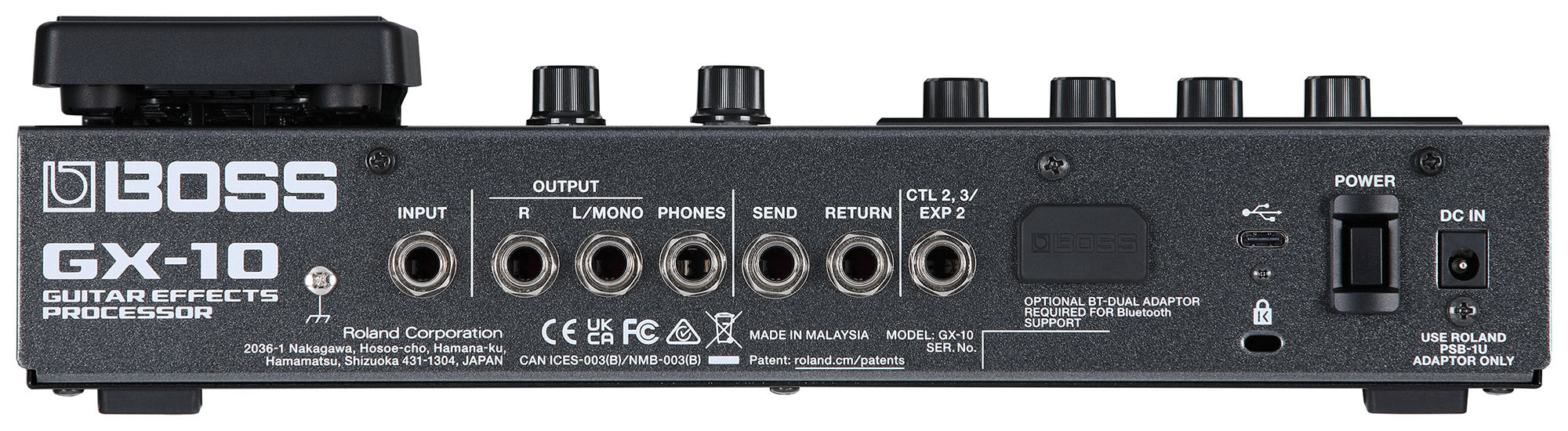 Boss GX-10 Guitar Effects Processor w/ Power Supply