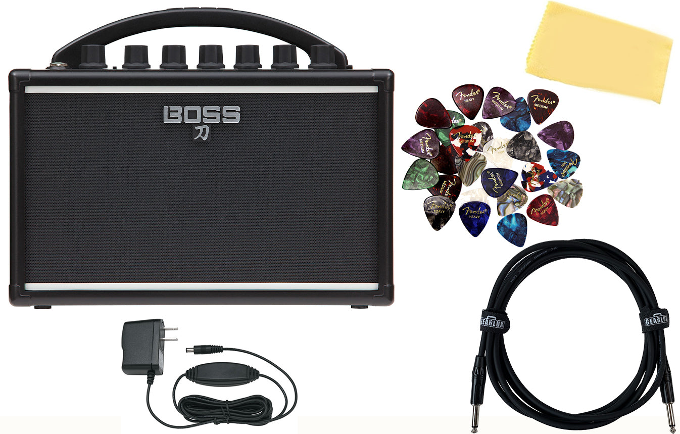 Boss Katana Mini Guitar Combo Amplifier w/ Power Supply – Austin