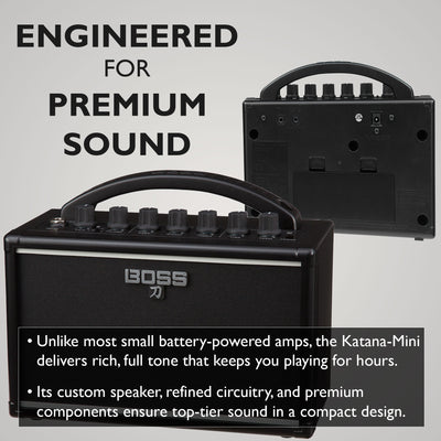 Boss Katana Mini Guitar Combo Amplifier w/ Power Supply