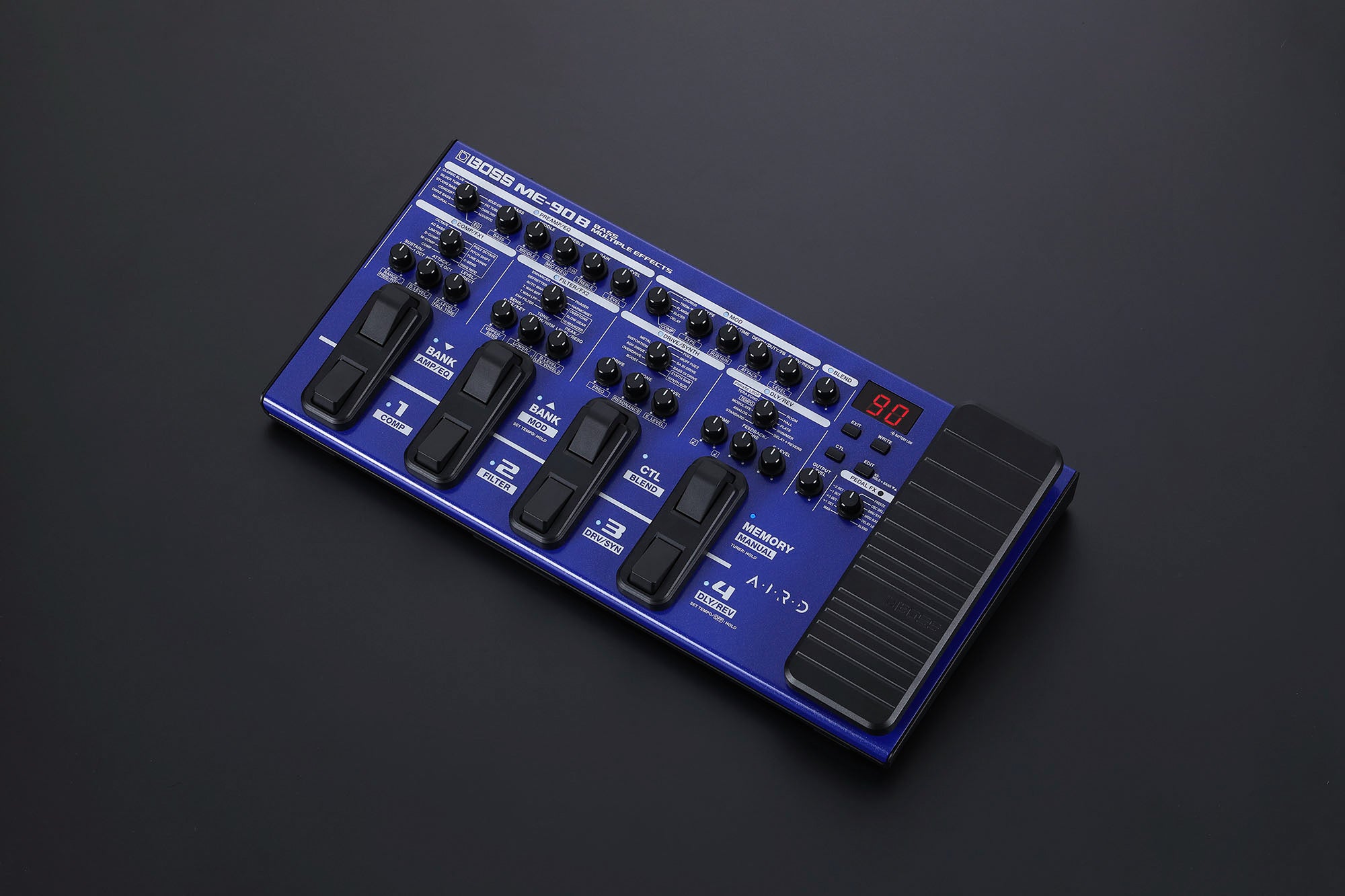 Boss ME-90B Bass Multi-Effects Processor w/ Power Supply