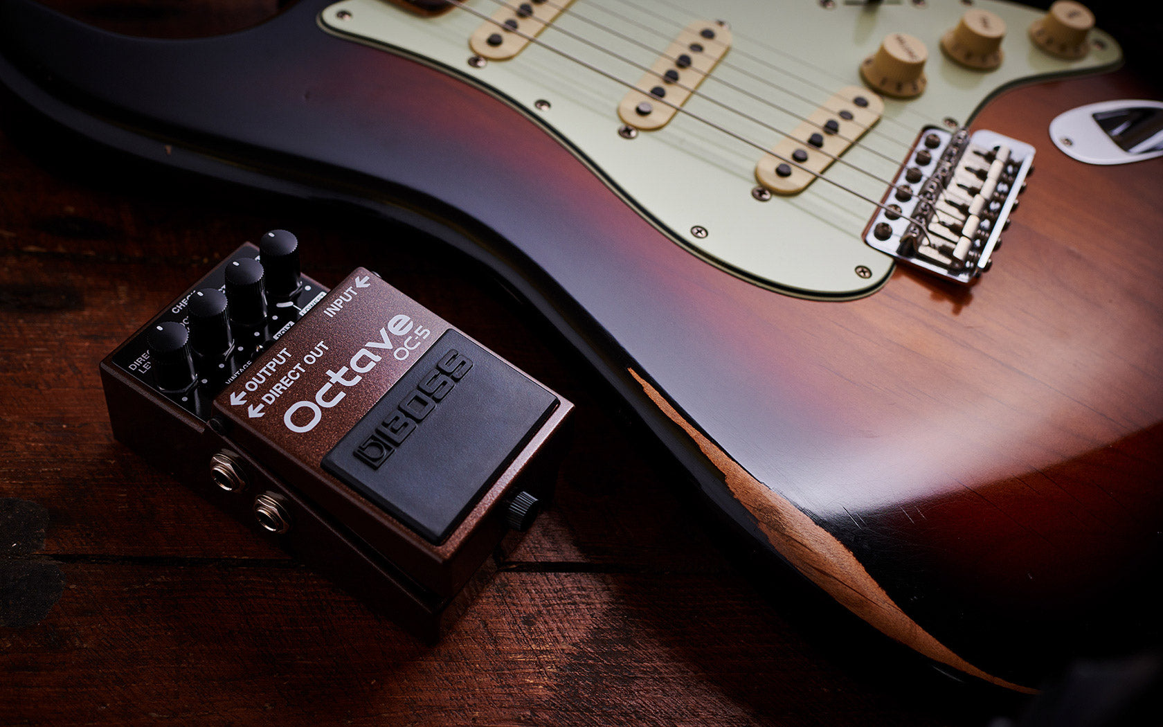 Boss OC-5 Octave w/ Power Supply
