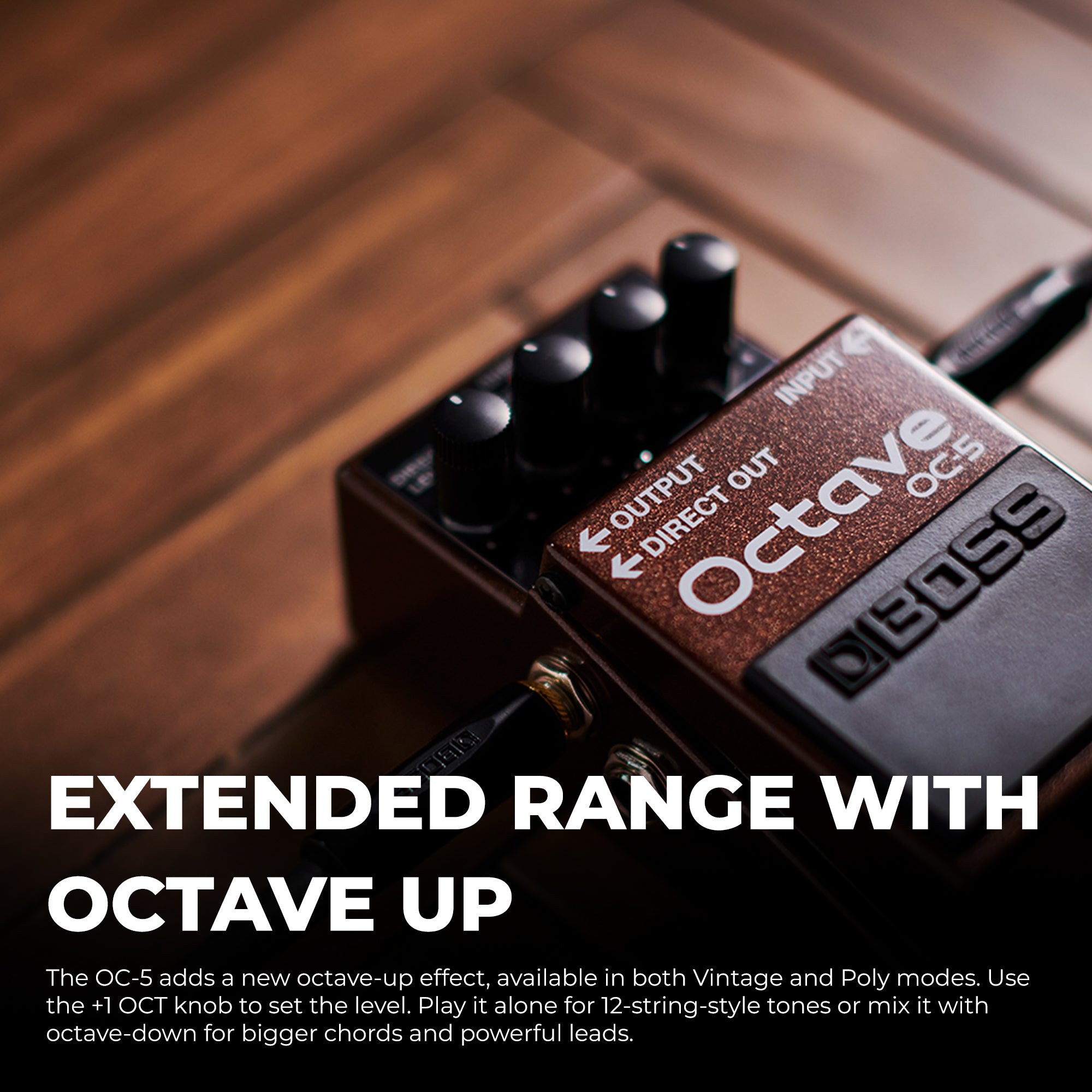 Boss OC-5 Octave w/ Instrument Cable