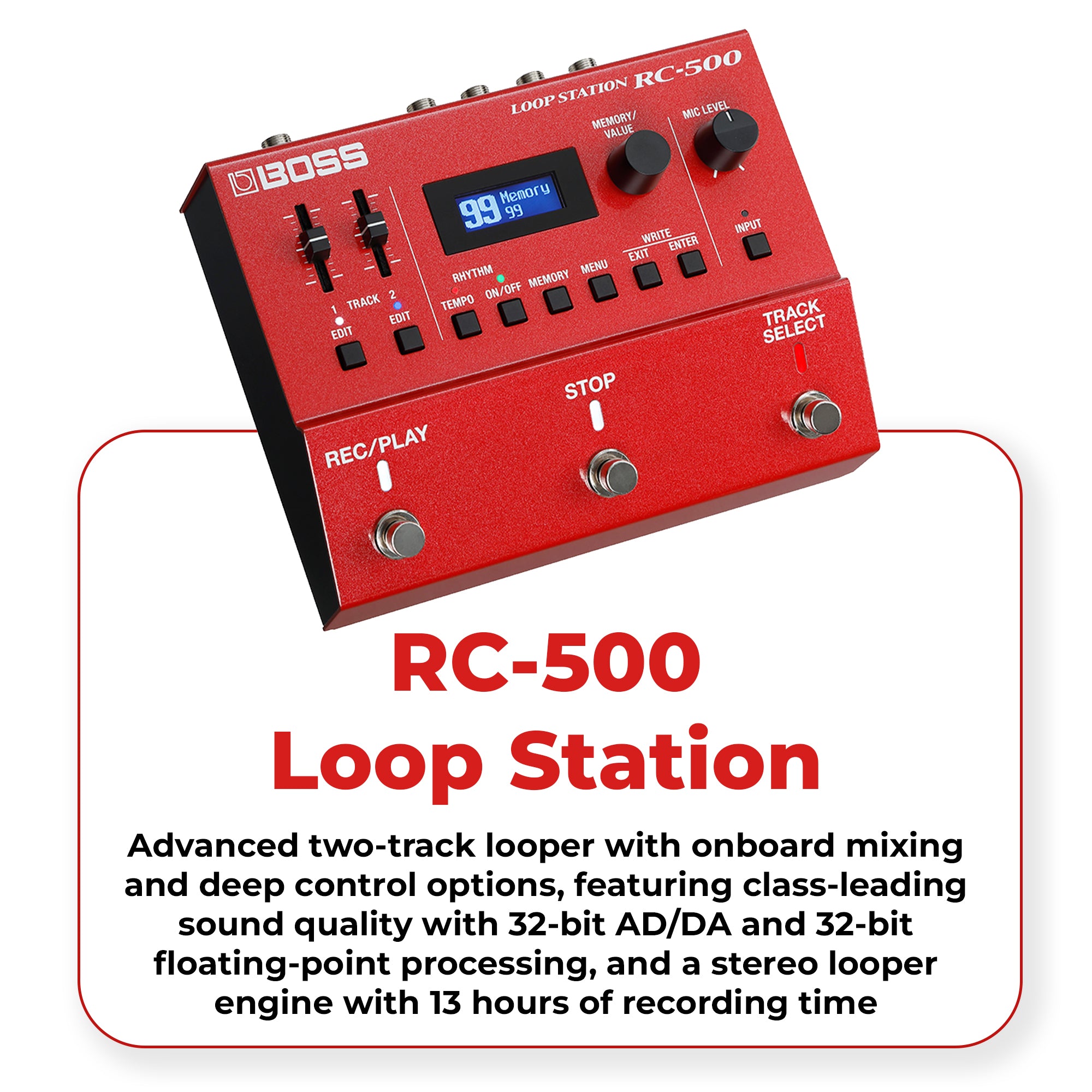 Boss RC-500 Loop Station w/ Power Supply