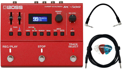 Boss RC-500 Loop Station w/ Instrument Cables