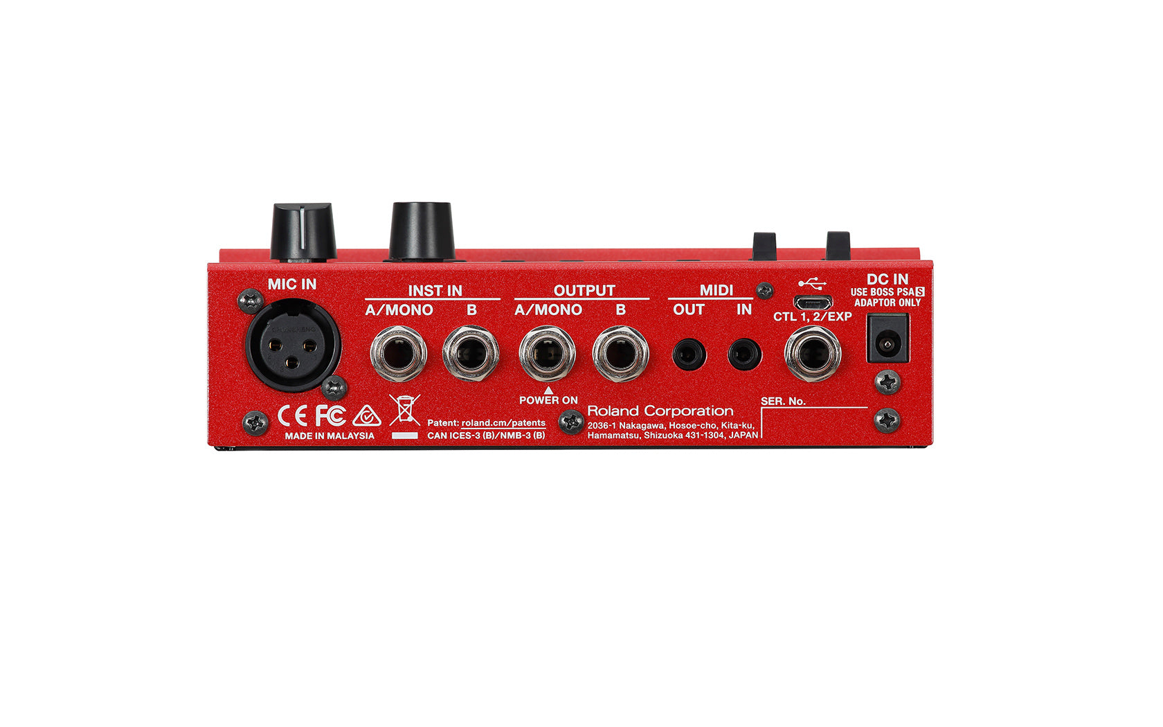 Boss RC-500 Loop Station w/ Instrument Cables