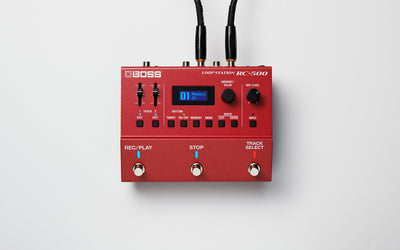 Boss RC-500 Loop Station w/ Instrument Cables