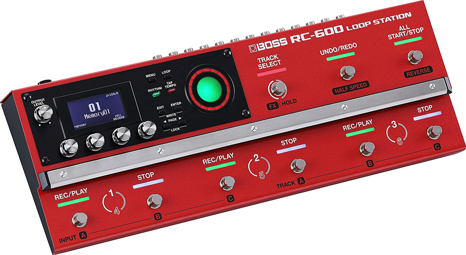 Boss RC-600 Loop Station w/ Instrument Cables