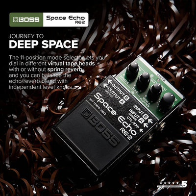 Boss RE-2 Space Echo Delay and Reverb Effects