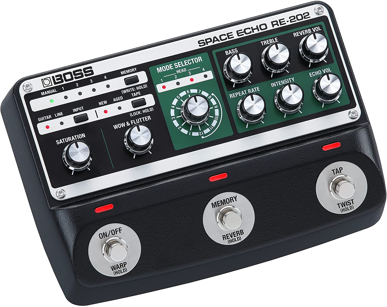Boss RE-202 Space Echo Delay and Reverb Effects w/ Power Supply