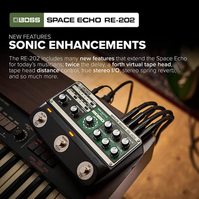 Boss RE-202 Space Echo Delay and Reverb Effects