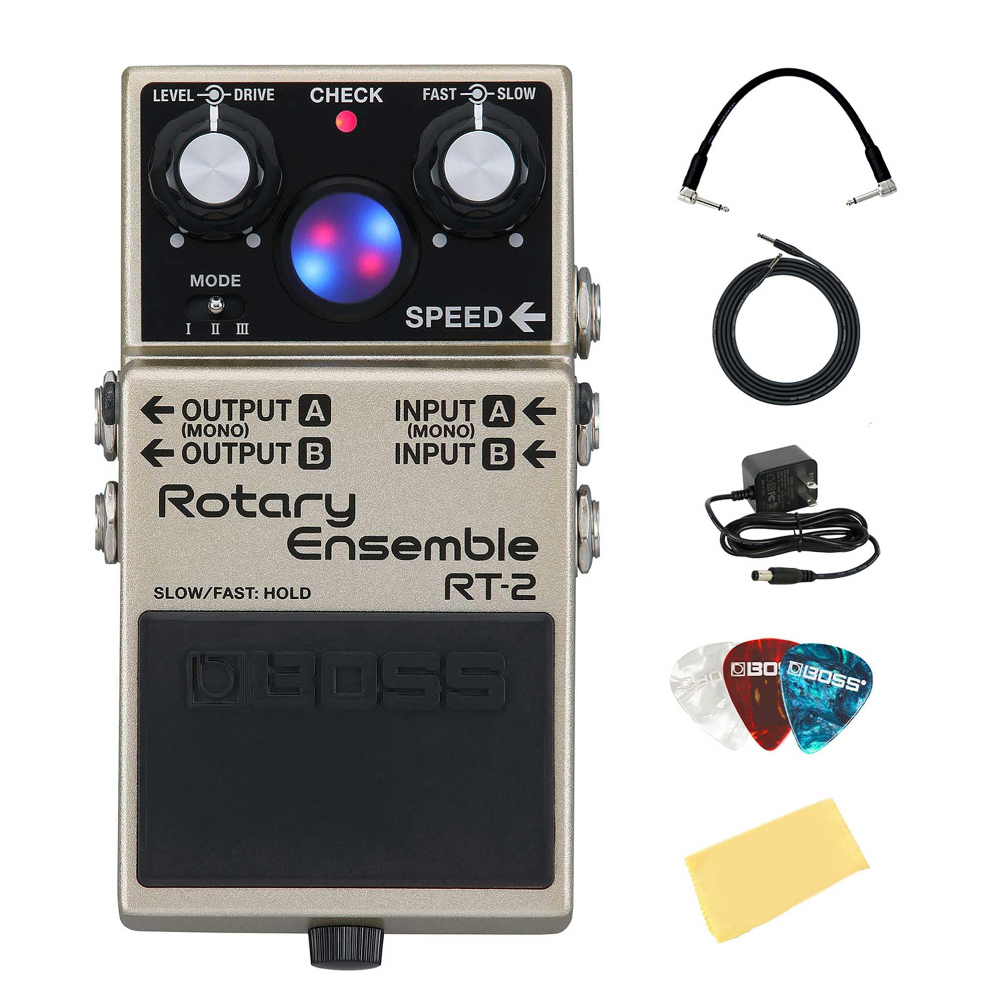 Boss RT-2 Rotary Ensemble w/ Power Supply