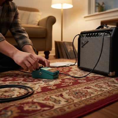 Boss TR-2 Tremolo w/ Instrument Cables