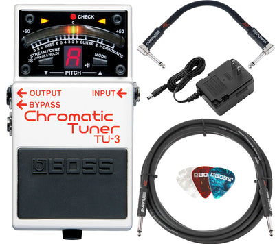 Boss TU-3 Chromatic Tuner w/ Power Supply