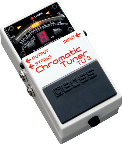 Boss TU-3 Chromatic Tuner w/ Instrument Cables