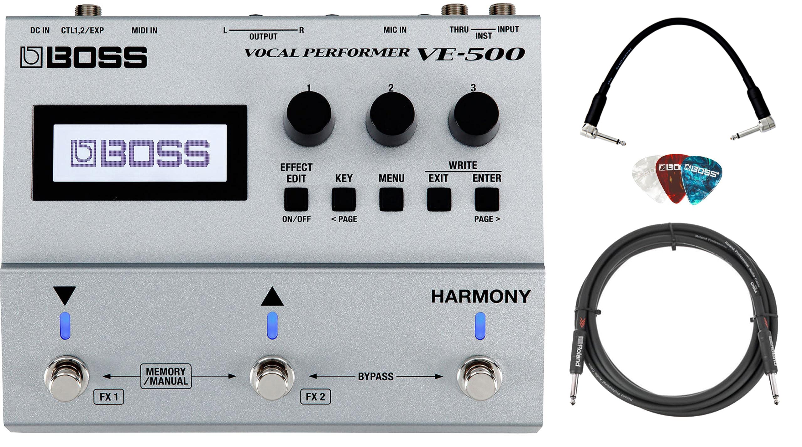 Boss VE-500 Vocal Performer w/ Instrument Cable