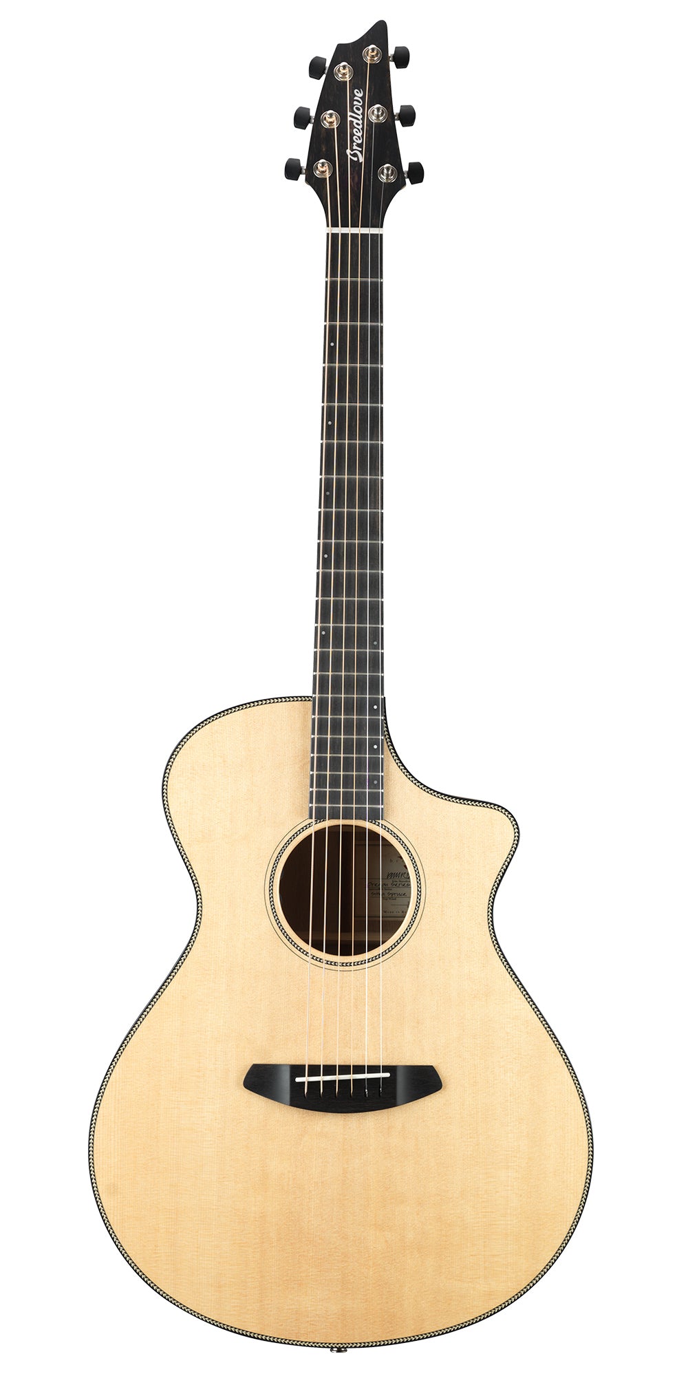 Breedlove Oregon Concert CE Acoustic-Electric Guitar - Natural Sitka Spruce/Myrtlewood