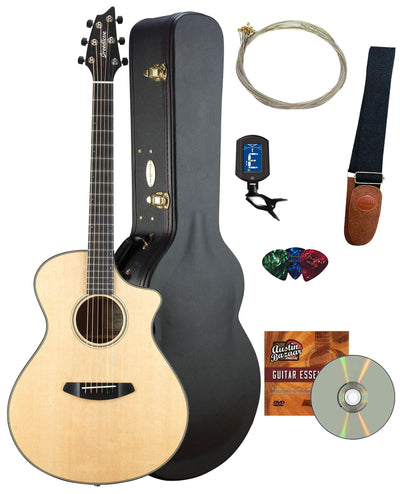 Breedlove Oregon Concert CE - Natural Sitka-Myrtlewood w/ Hard Case