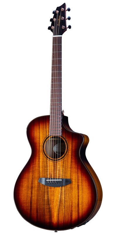 Breedlove Pursuit Exotic S Concert Edgeburst CE Acoustic-Electric Guitar - Koa