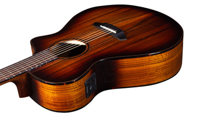 Breedlove Pursuit Exotic S Concert Edgeburst CE Acoustic-Electric Guitar - Koa