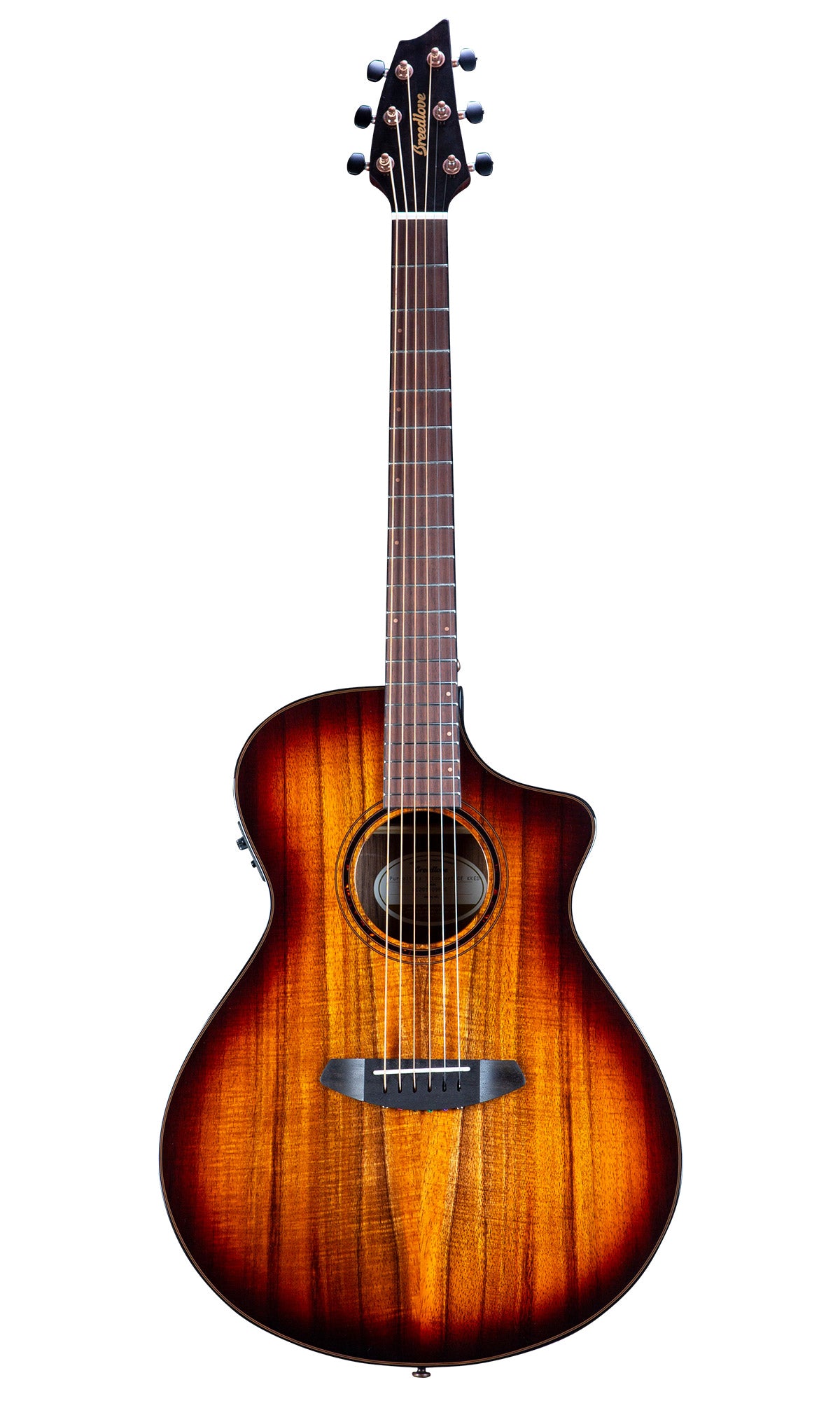 Breedlove Pursuit Exotic S Concert Edgeburst CE - Koa w/ Hard Case