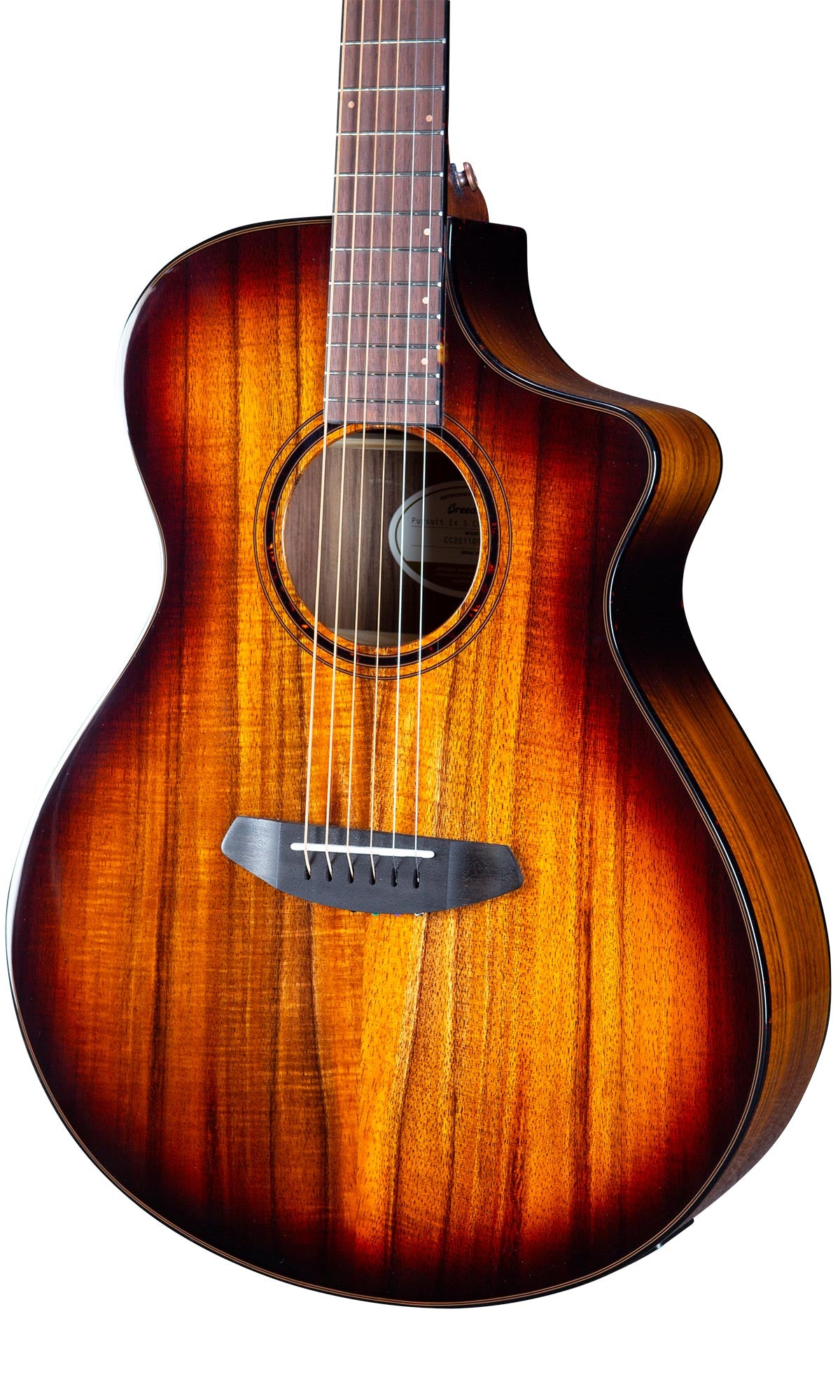 Breedlove Pursuit Exotic S Concert Edgeburst CE - Koa w/ Hard Case