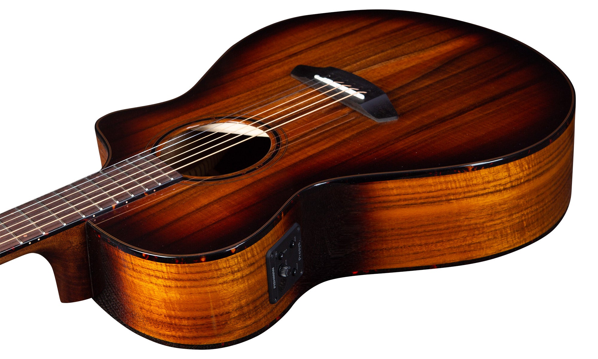 Breedlove Pursuit Exotic S Concert Edgeburst CE - Koa w/ Hard Case
