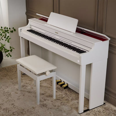 Casio AP-300 Celviano 88-Key Digital Piano - White w/ Furniture Bench