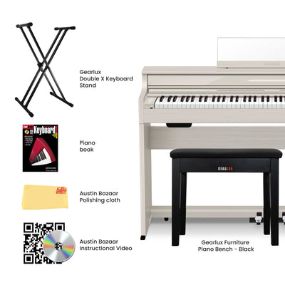 Casio AP-S450 Celviano 88-Key Digital Piano - Gray Beige w/ Adjustable Stand