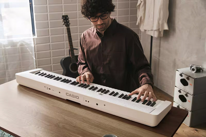 Casio Casiotone CT-S1 76-Key Portable Keyboard - White w/ Adjustable Stand