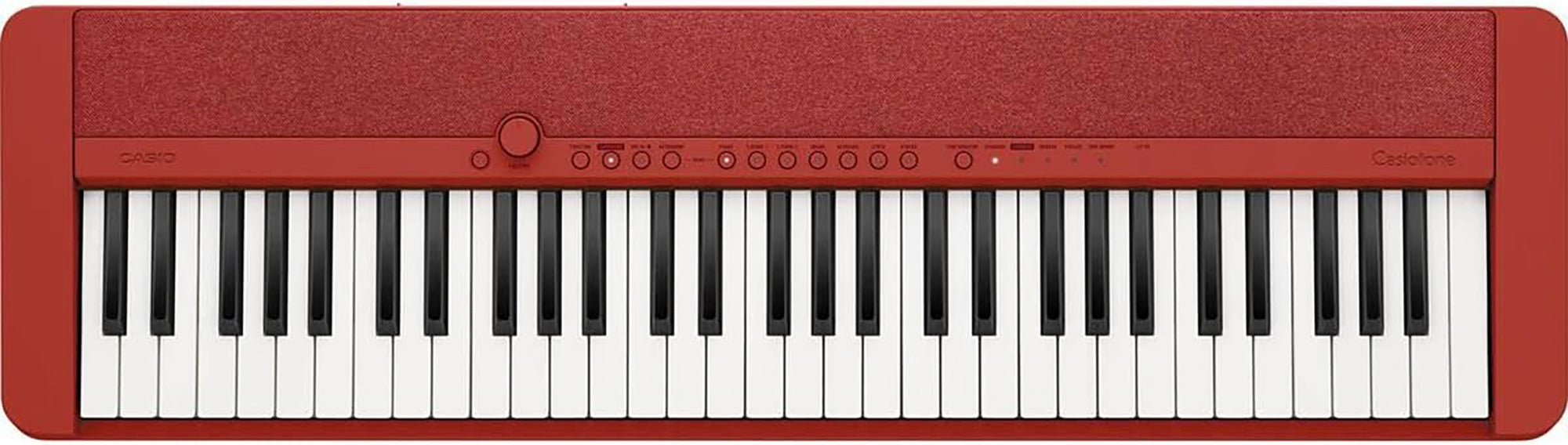 Casio CT-S1 Casiotone 61-Key Keyboard - Red w/ Headphones