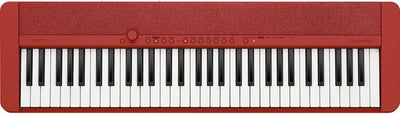 Casio CT-S1 Casiotone 61-Key Keyboard - Red w/ Headphones