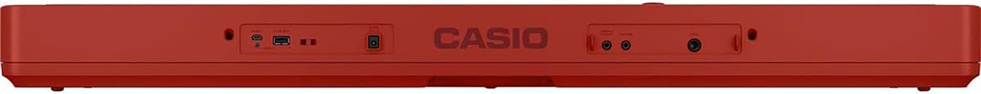Casio CT-S1 Casiotone 61-Key Keyboard - Red w/ Headphones