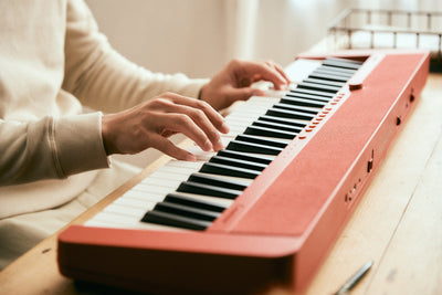 Casio CT-S1 Casiotone 61-Key Keyboard - Red w/ Adjustable Stand