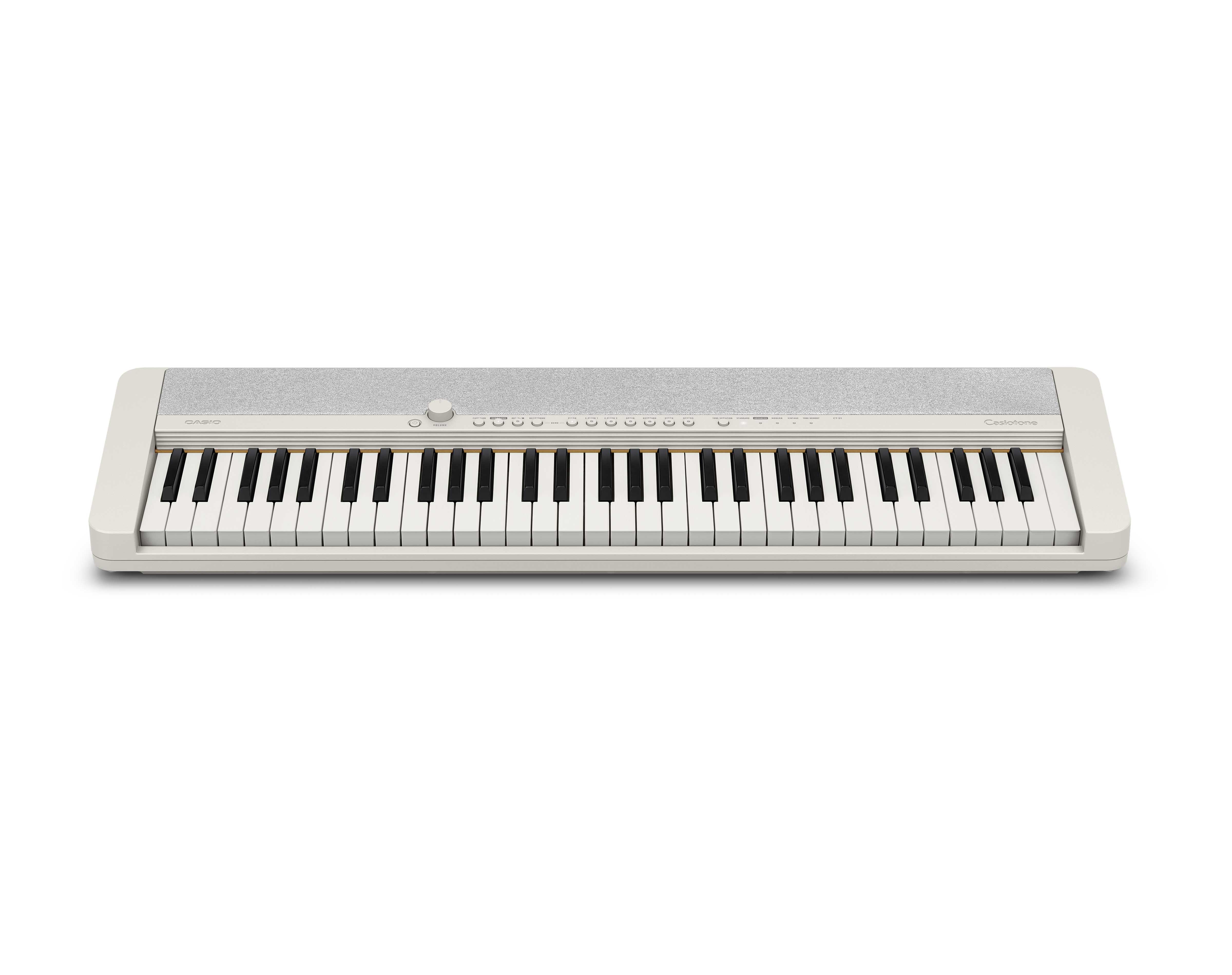 Casio CT-S1 Casiotone 61-Key Keyboard - White w/ Adjustable Stand