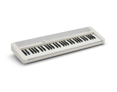 Casio CT-S1 Casiotone 61-Key Keyboard - White w/ Adjustable Stand