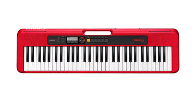 Casio CT-S200 Casiotone 61-Key Keyboard - Red w/ Headphones