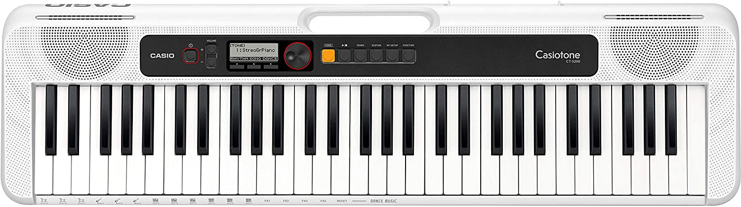 Casio CT-S200 Casiotone 61-Key Keyboard - White