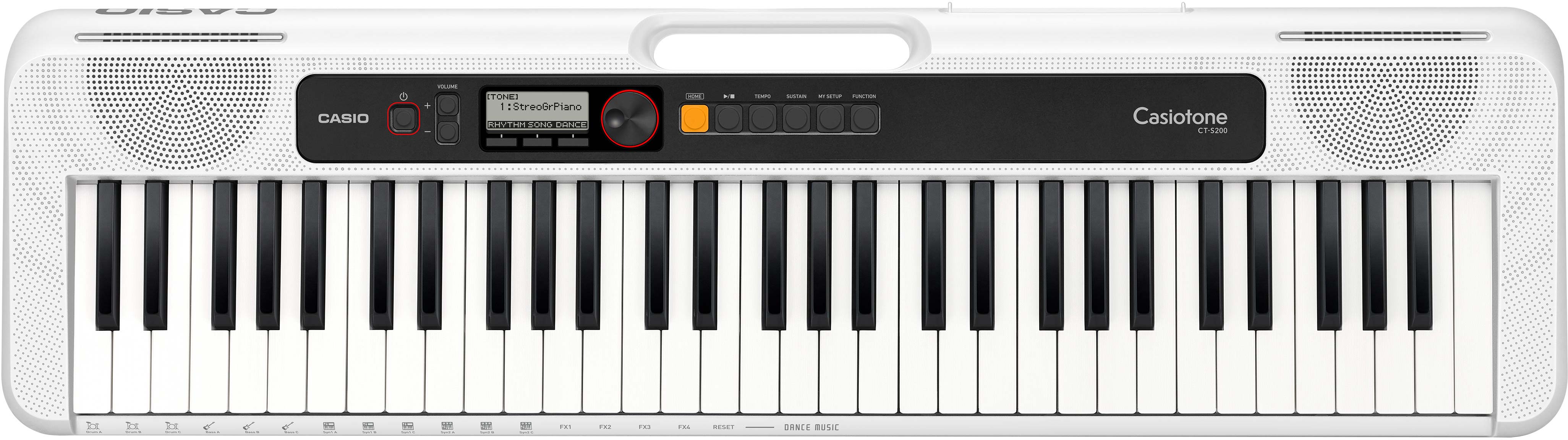 Casio CT-S200 Casiotone 61-Key Keyboard - White w/ Stand