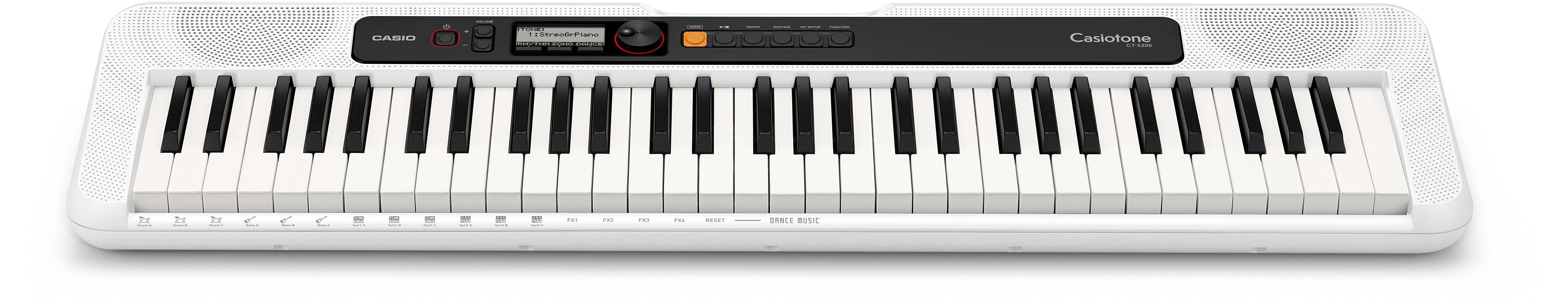 Casio CT-S200 Casiotone 61-Key Keyboard - White w/ Stand