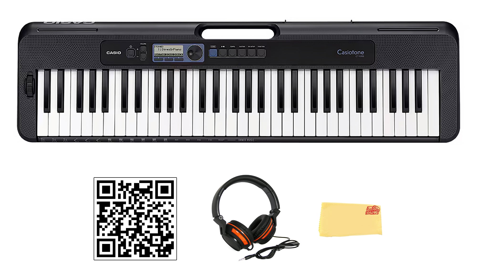 Casio CT-S300 Casiotone 61-Key Keyboard w/ Headphones
