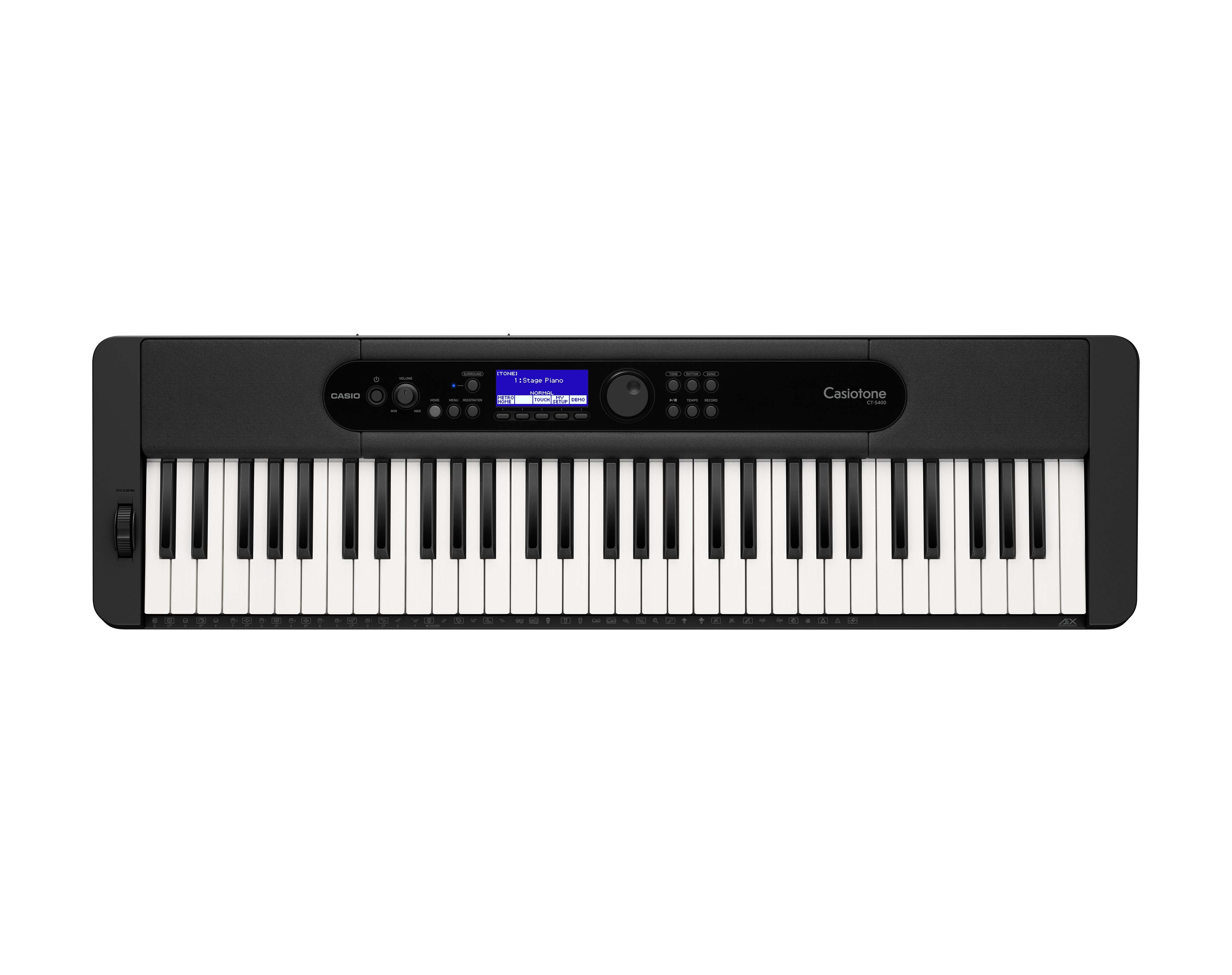 Casio CT-S400 Casiotone 61-Key Keyboard w/ Adjustable Stand