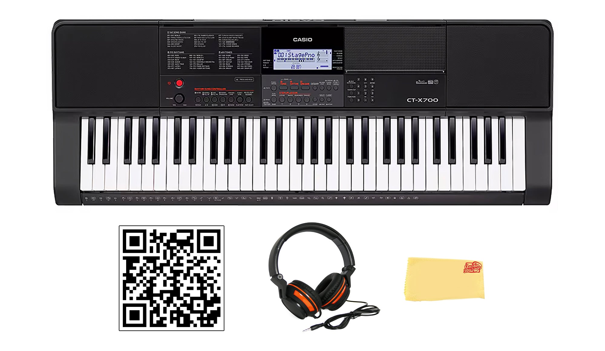 Casio CT-X700 61-Key Keyboard w/ Headphones