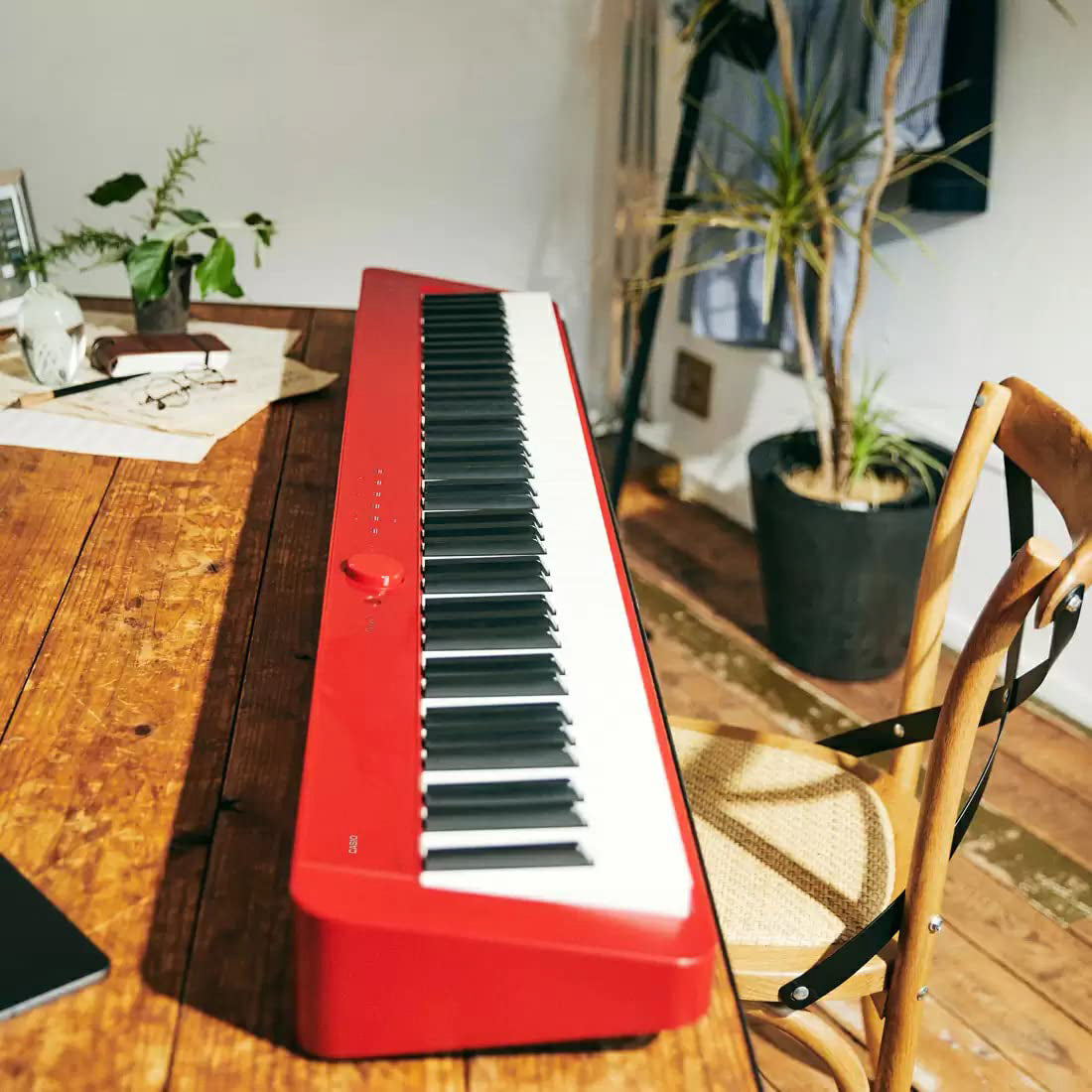 Casio PX-S1100 Privia Slim Digital Piano - Red