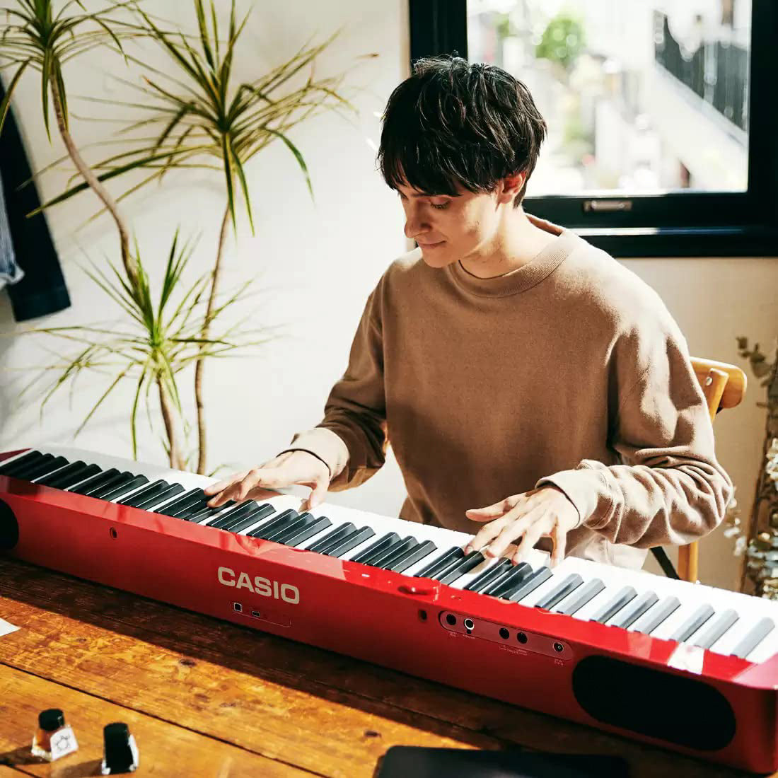 Casio PX-S1100 Privia Slim Digital Piano - Red